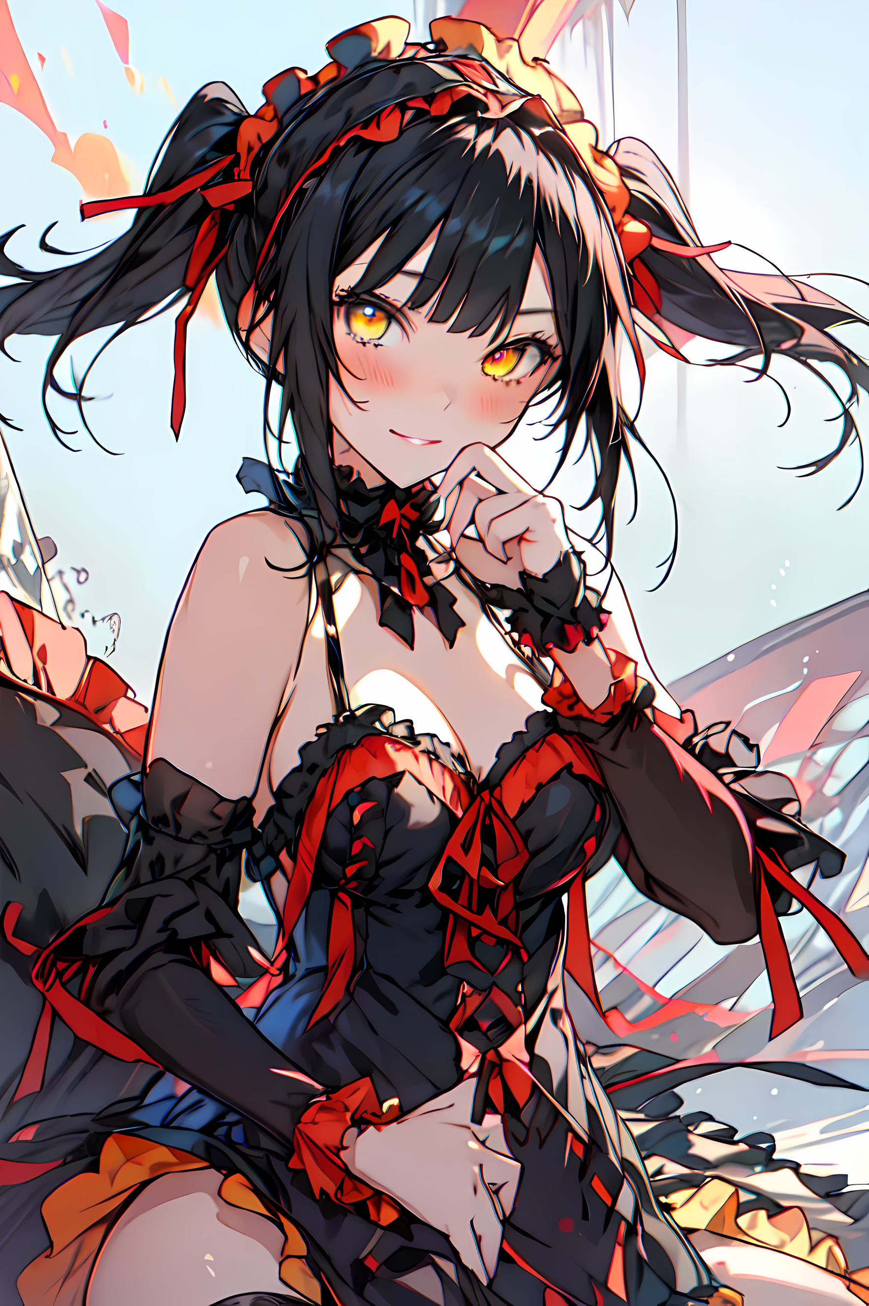 AI Art: Kurumi Tokisaki by @GabrielMCS | PixAI