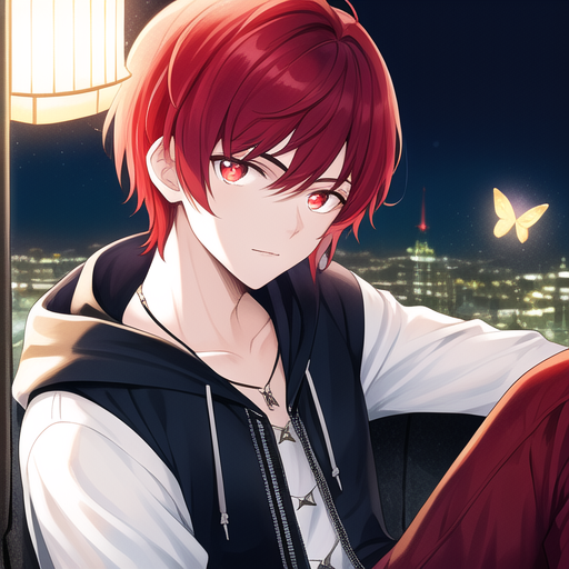 AI Art: Red hair boy by @Naisu