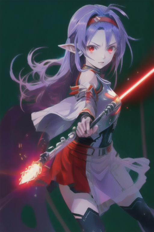 elves, Yuuki Asuna (Sword Art Online), Sword Art Online, Konno Yuuki, anime  girls, sword