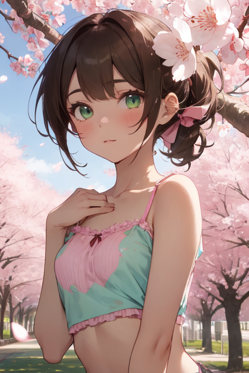 beautiful anime style woman - Playground