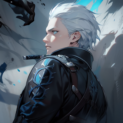 portrait of a beautiful rendition of vergil, devil may