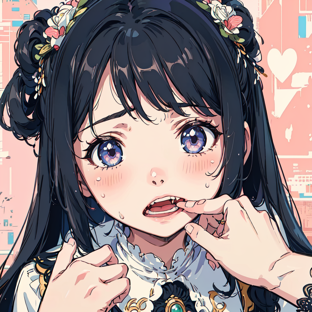 AI Art: Open mouth by @Mona Okamoto | PixAI