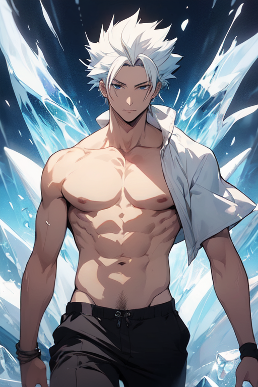 toshiro hitsugaya shirtless