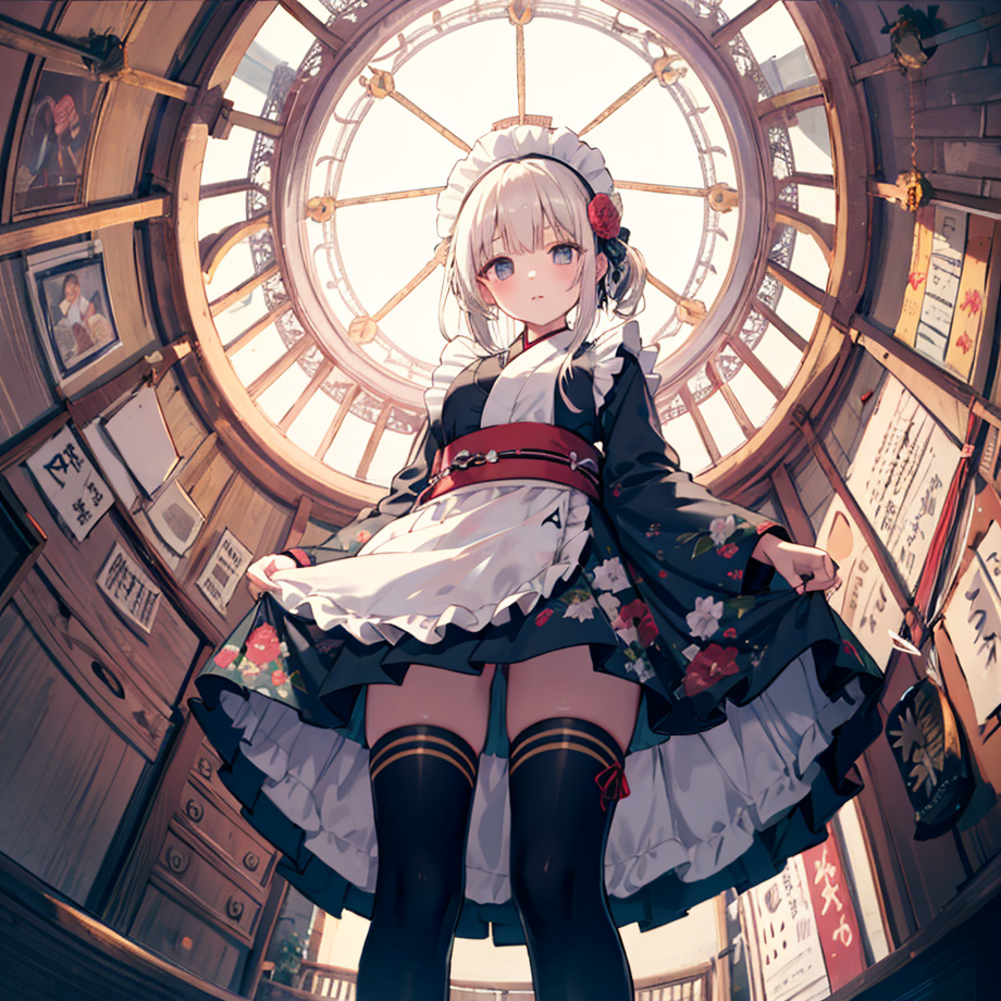 AI Art LoRA Model Japanese Lolita Fashion Style PixAI