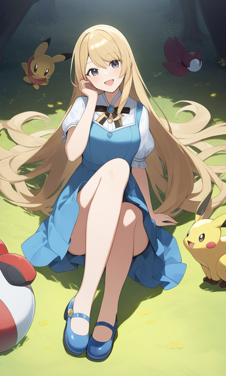 AI Art: 「Pokemon」 - Serena by @速い蒼狼くん | PixAI