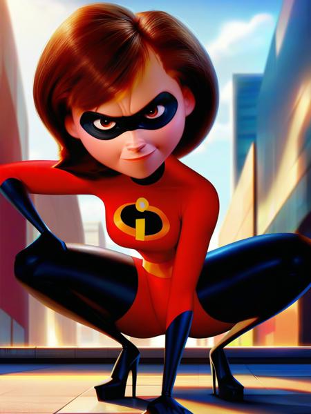 AI Art Model: Helen Parr (Incredibles) PonyDiffusionXL | PixAI