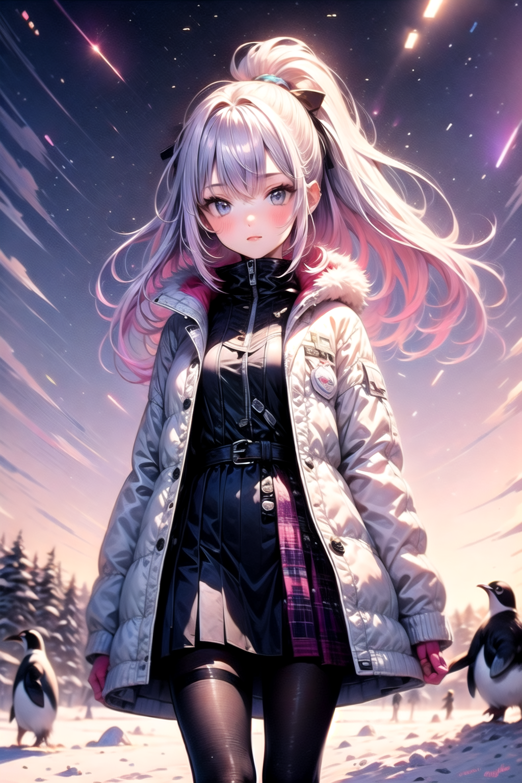 AI Art: winter sky by @usernboil | PixAI