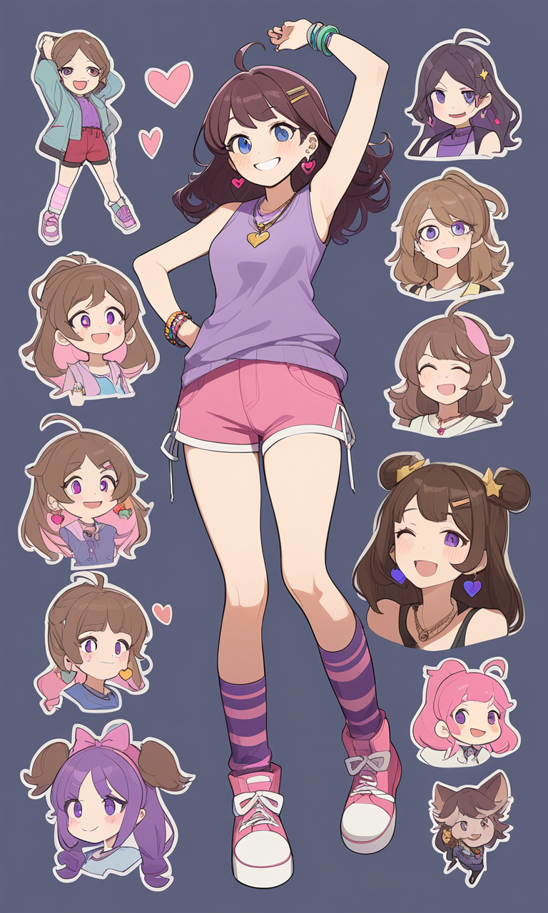 AI Art: Aged-up Mabel Pines: Playful and Quirky in Concept Art by  @HappyWalkerV | PixAI