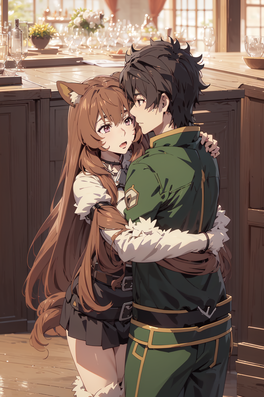 AI Art: Naofumi X Raphtalia by @user-1690742215911760002 | PixAI