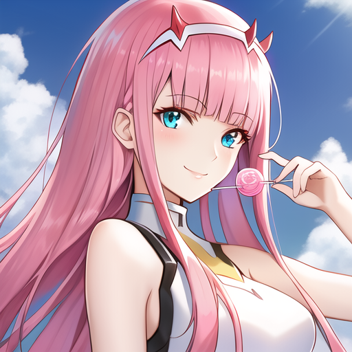 IA Anime Art on X: ✨♥️Zero Two  Darling in the FranXX♥️✨   / X