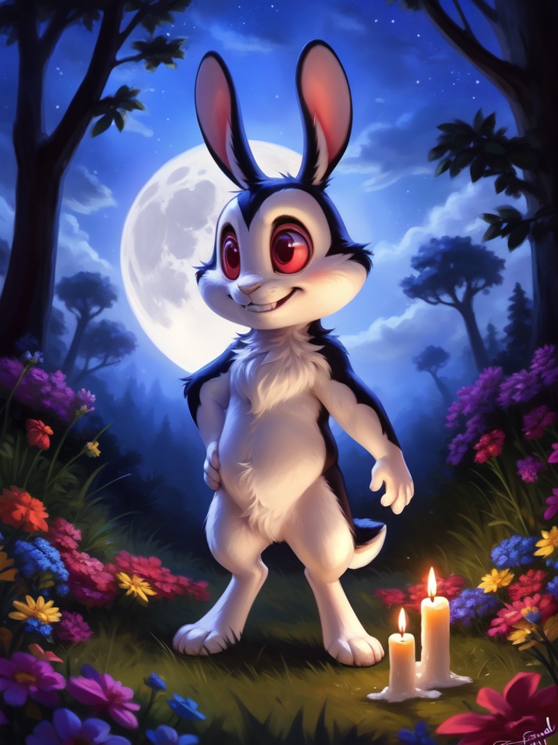 AI LoRA: Bunnicula the Bunny (Bunnicula), Furry Character LoRa by ameganet  | PixAI