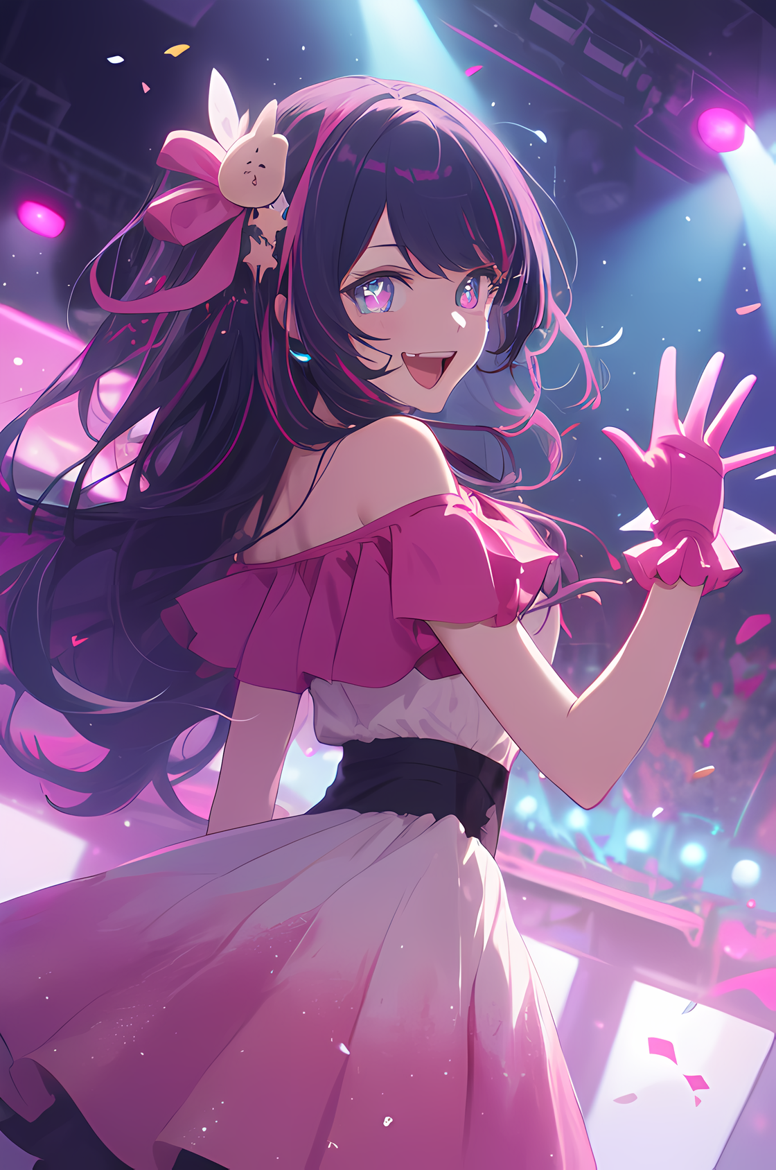 AI Art: Hoshino Ai🎤 (Oshi no Ko) by @TMG | PixAI