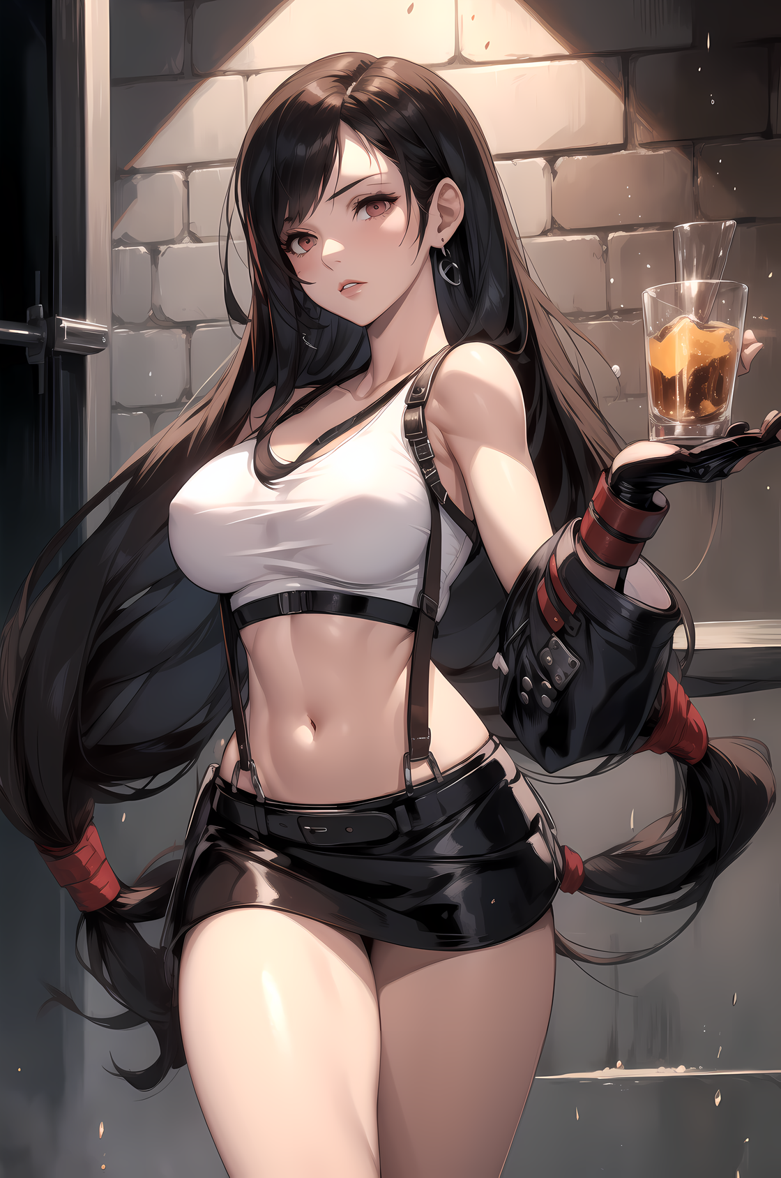 AI Art: Bartender Tifa by @AnimePVC | PixAI