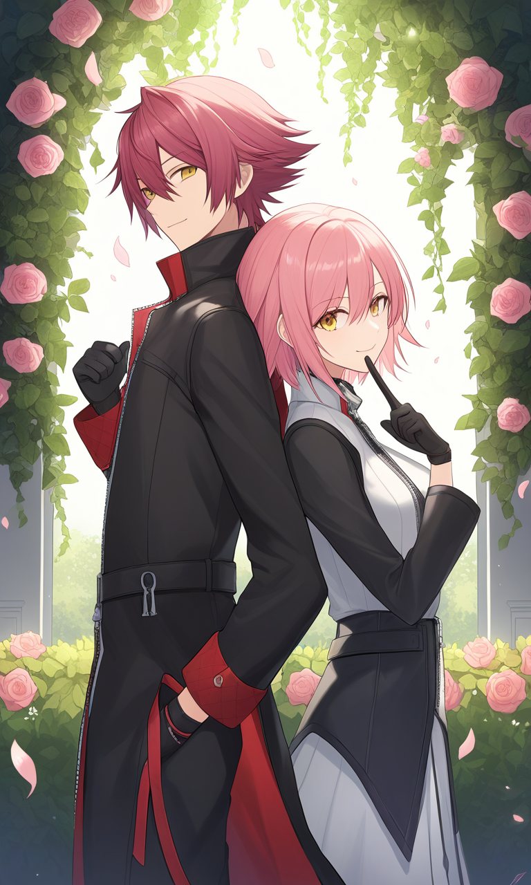 AI Art: The Mysterious Bond Between Lauriam and Marluxia by  @FastWolfWalkerIX | PixAI