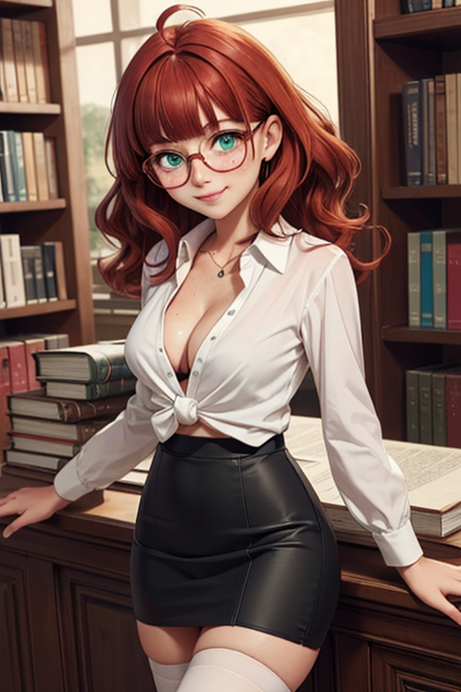 Lustful Librarian purchases Lewd Anime Girl Large Hard Enamel Pin