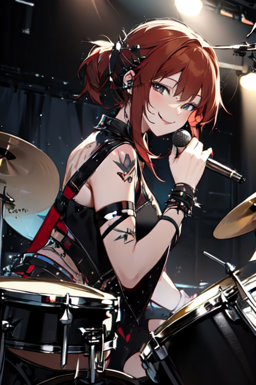 AI Art: Punk Drummer ni @OKC | PixAIAI Art: Punk Drummer ni @OKC | PixAI  