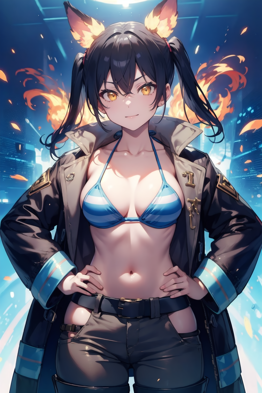 AI Art: Tamaki ~Bikini Force!! 🔥🔥~ [Fire Force] by @justAFanDude | PixAI