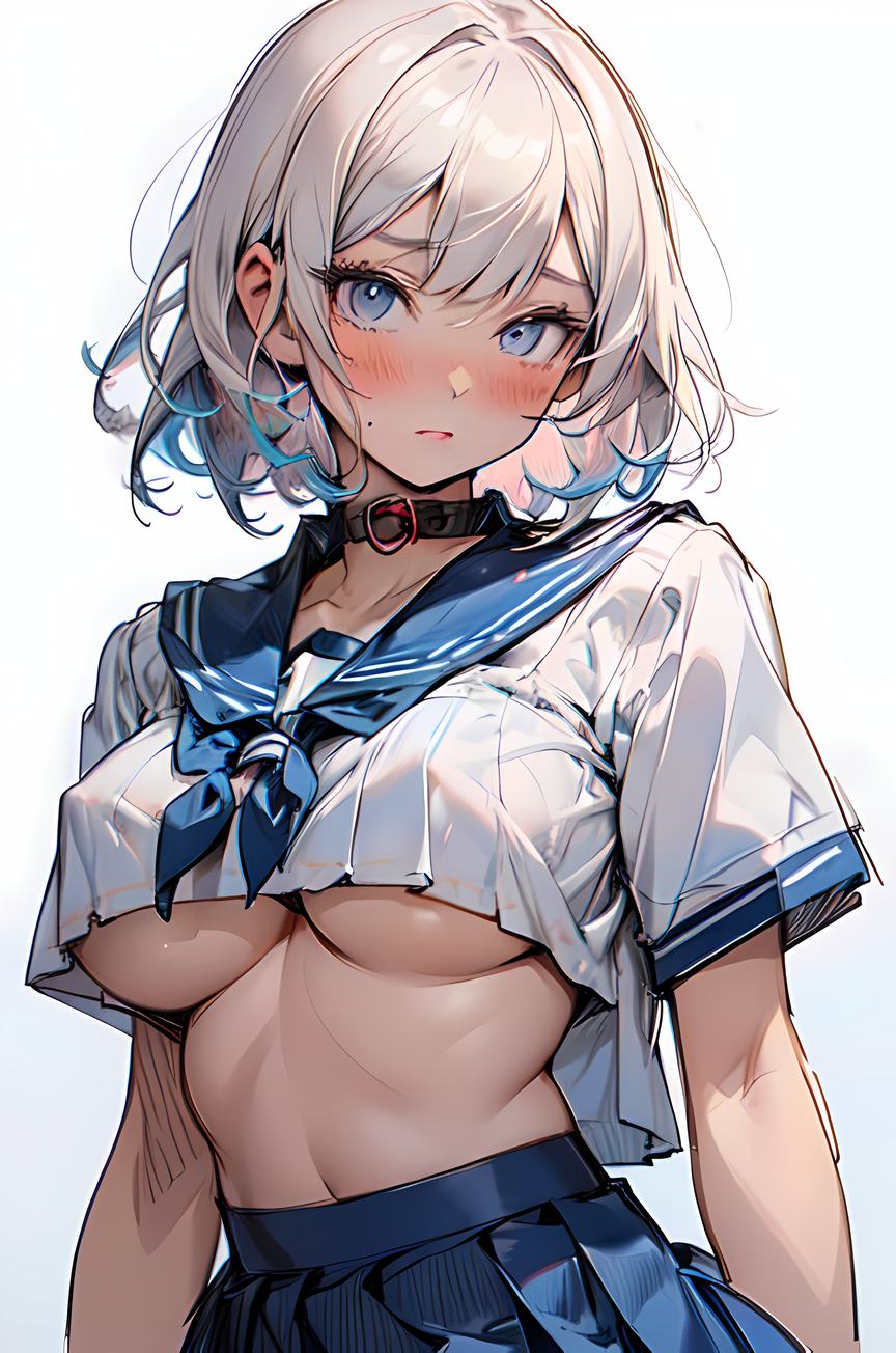 AI Art: Under boobs 💓 by @sawori | PixAI