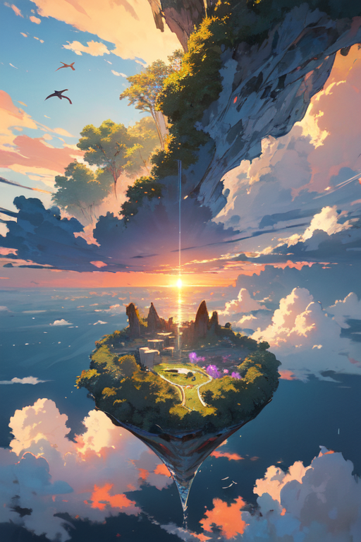 Dream world  Fantasy landscape, Fantasy artwork, Anime scenery