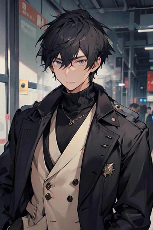 Art AI Anime boy par PixAI