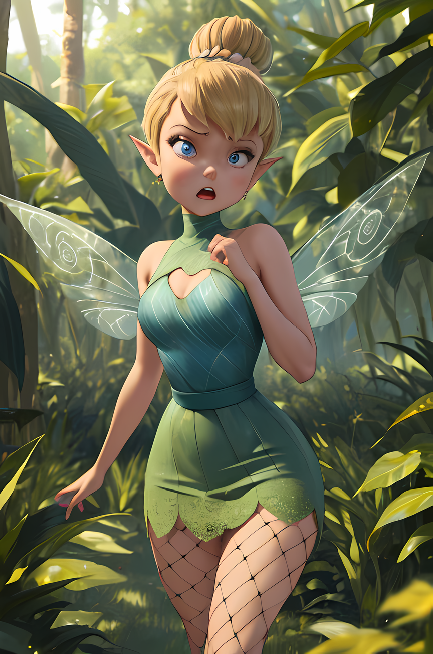 AI Art: Tinker Bell by @JedediahJ | PixAI