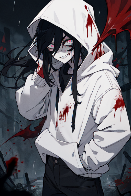 Jeff The Killer  Jeff the killer, Creepypasta, Creepypasta characters