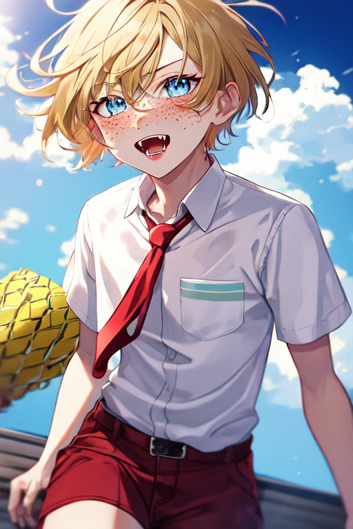 anime boy, short hair, anime style, hyperdetailed, h