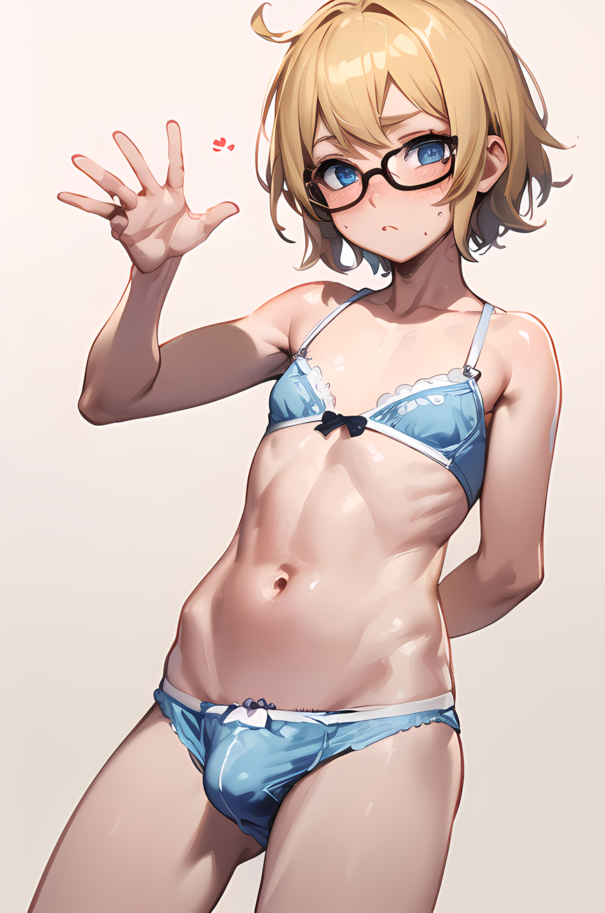 AI Art: Blonde femboy by @dark matter | PixAI