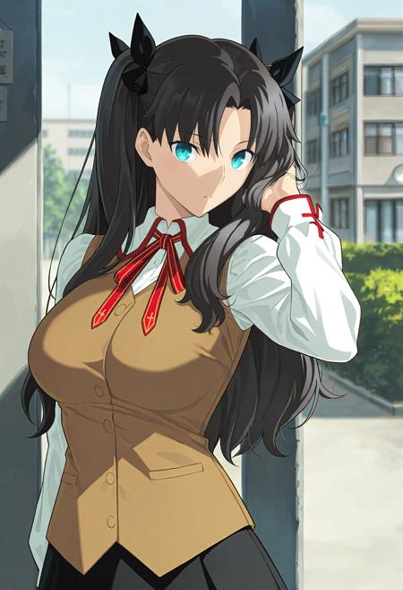 Ai Art Model Anime Character Tohsaka Rin Fate Stay Night