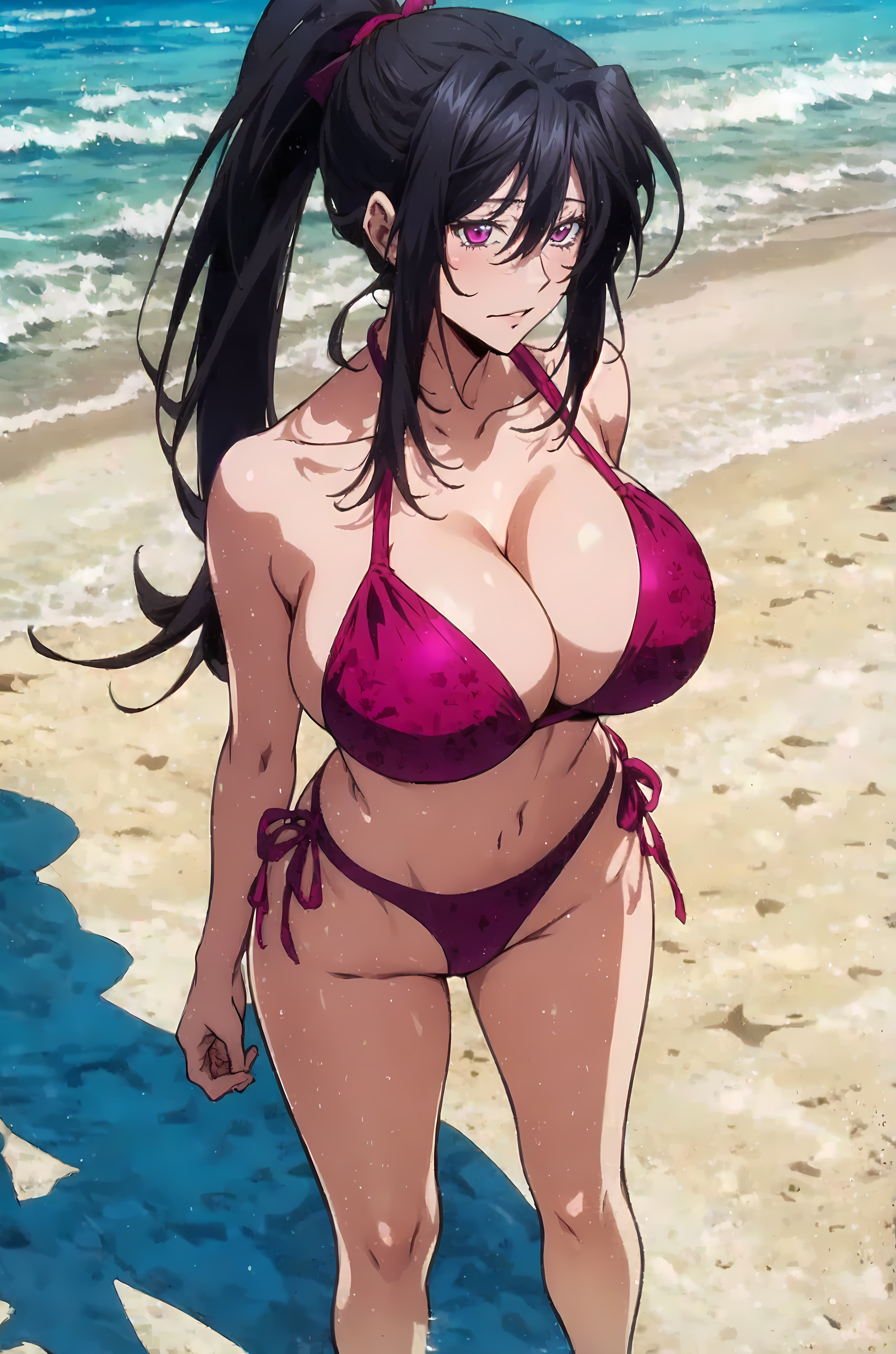 AI Art: Akeno Himejima por @Nesolic | PixAI