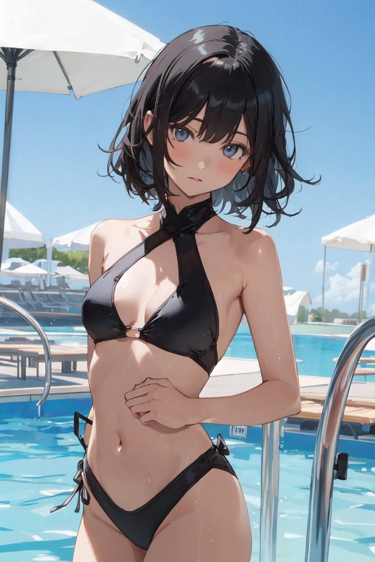 AI Art bikini girl by track PixAI