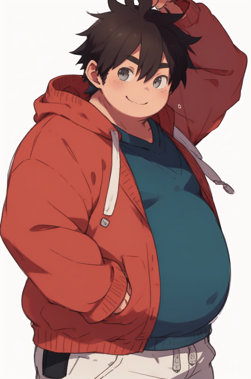 Arte AI: chubby young man por @オオグンタマ | PixAI