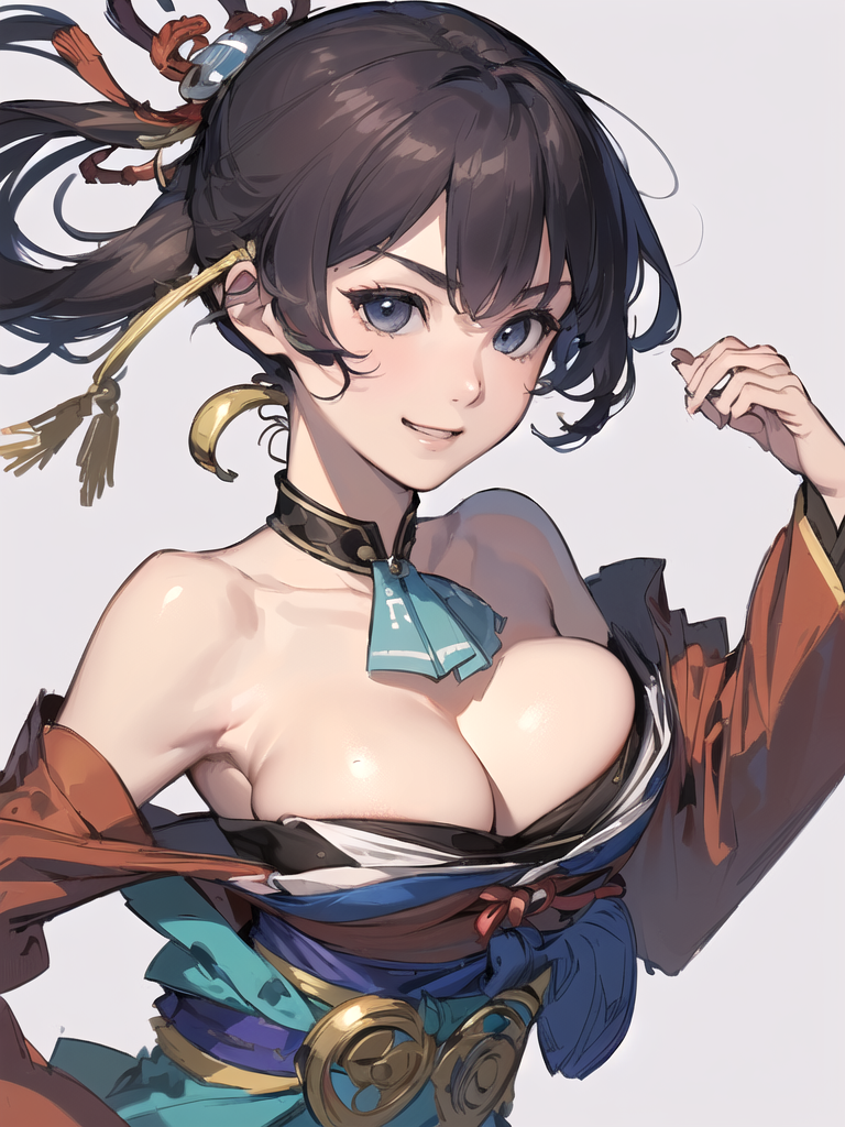 AI Art: Taisho Romance Bouncy boobs show by @こたろう | PixAI