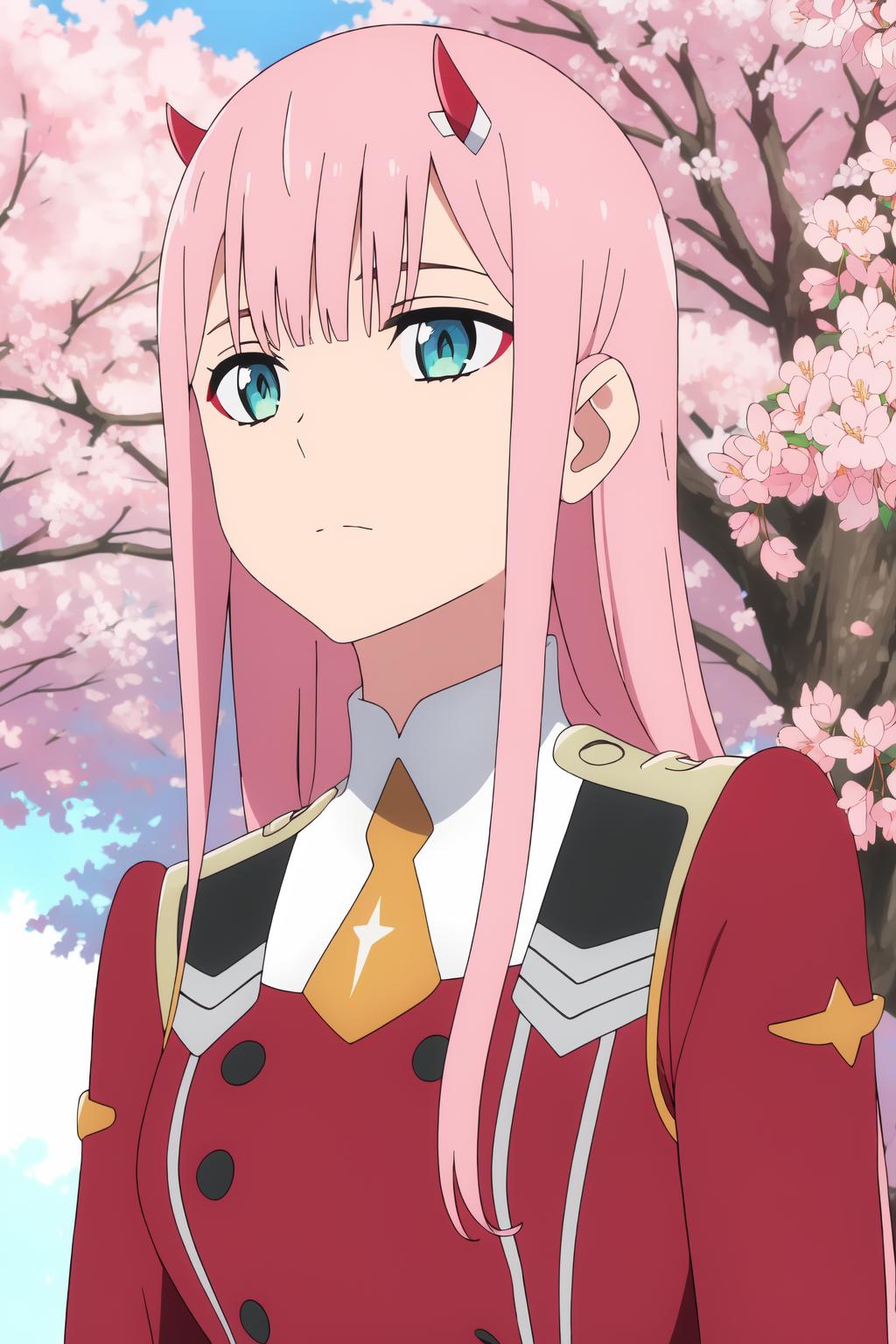 Ai Art Lora Model Zero Two Darling In The Franxx Pixai