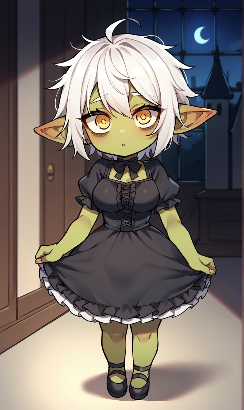 AI Art: Goblin girl 💚 by @Apache AH-64 | PixAI