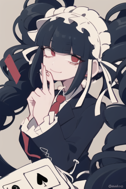 AI Art: Celestia Ludenberg by @Tayabako | PixAI