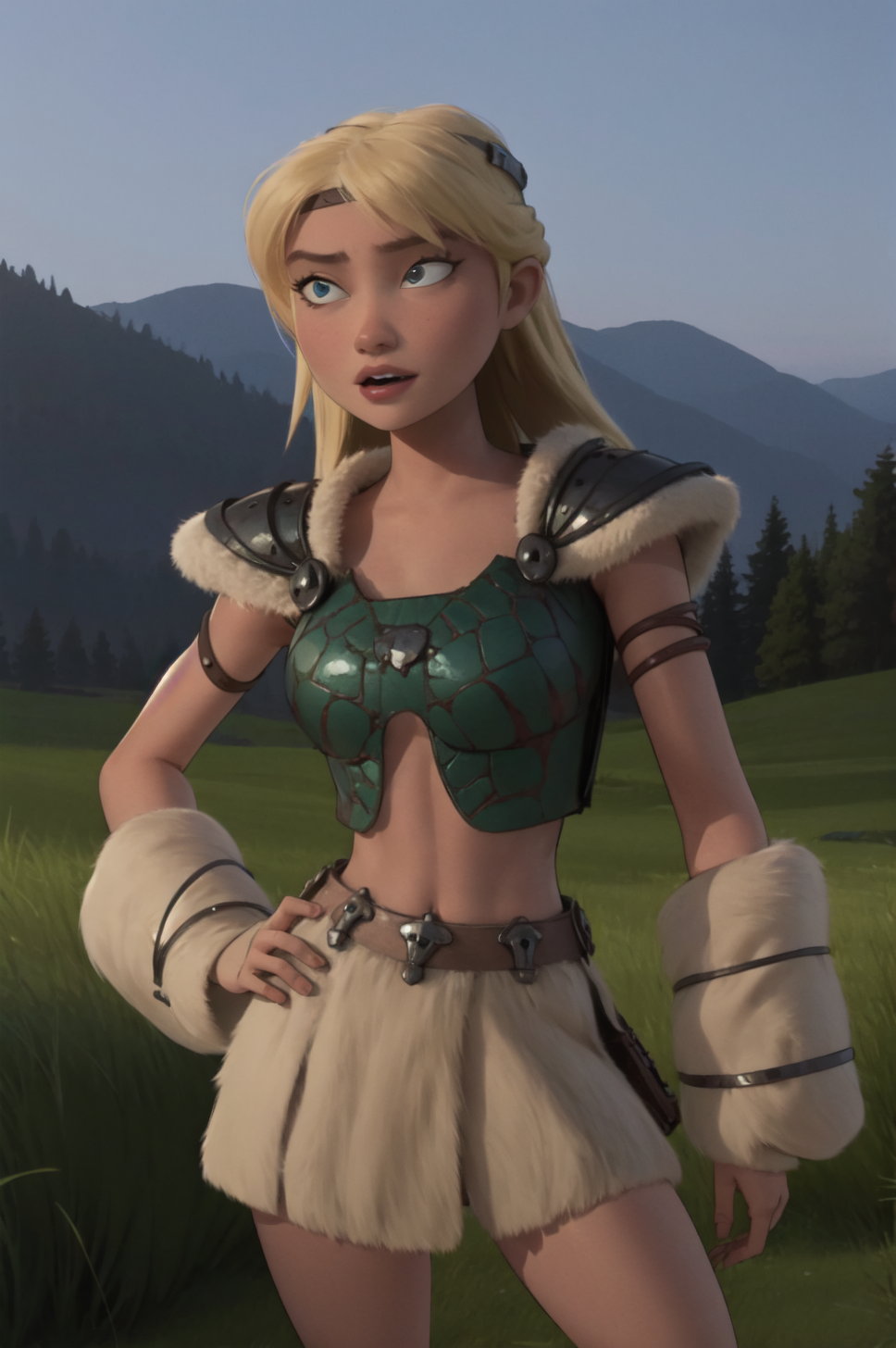 AI Art: Astrid Hofferson - Sunsetriders Style by @MrSeyker | PixAI