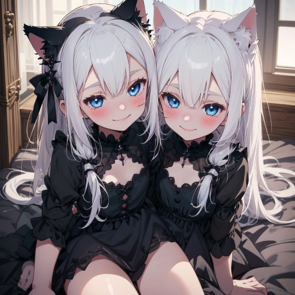 AI Art: cat girl lap sit by @Nathan Hansen | PixAI