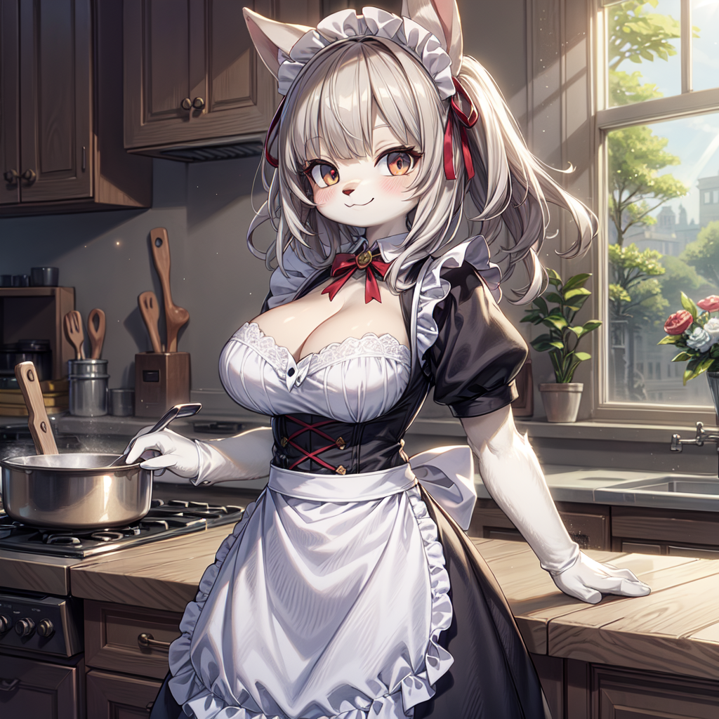 AI &#50500;&#53944;: furry maid &#51089;&#49457;&#51088;: @&#12511;&#12467;&#12473;&#12461;&#12540; | PixAI