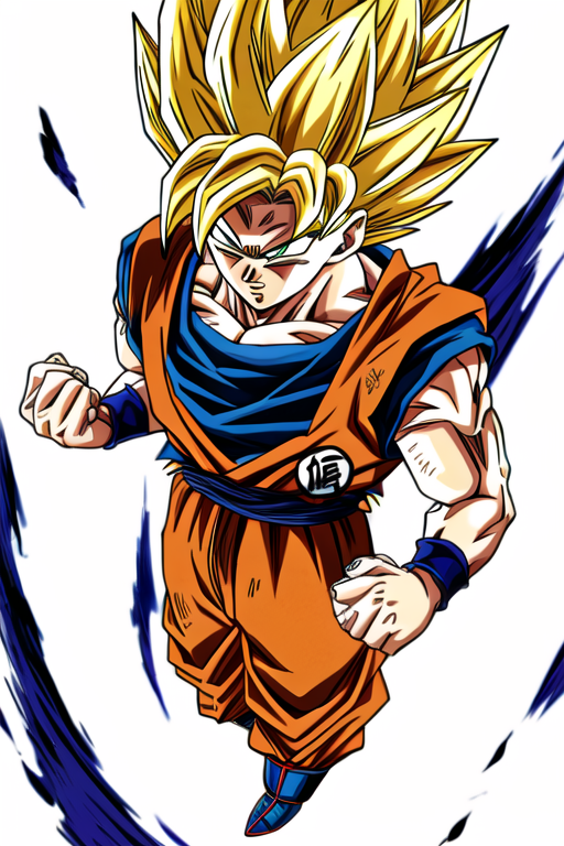 AI Art: Goku Super Sayajin by @Richard Michaels