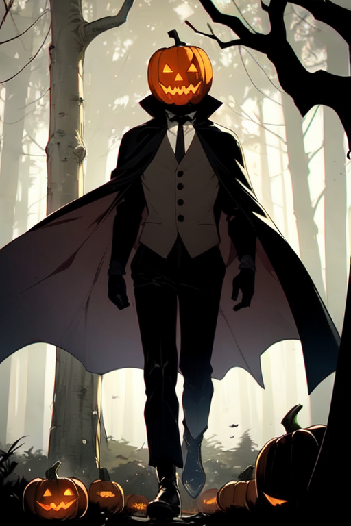 Pumpkin King Anime Style - halloween pfp anime boys - Image Chest