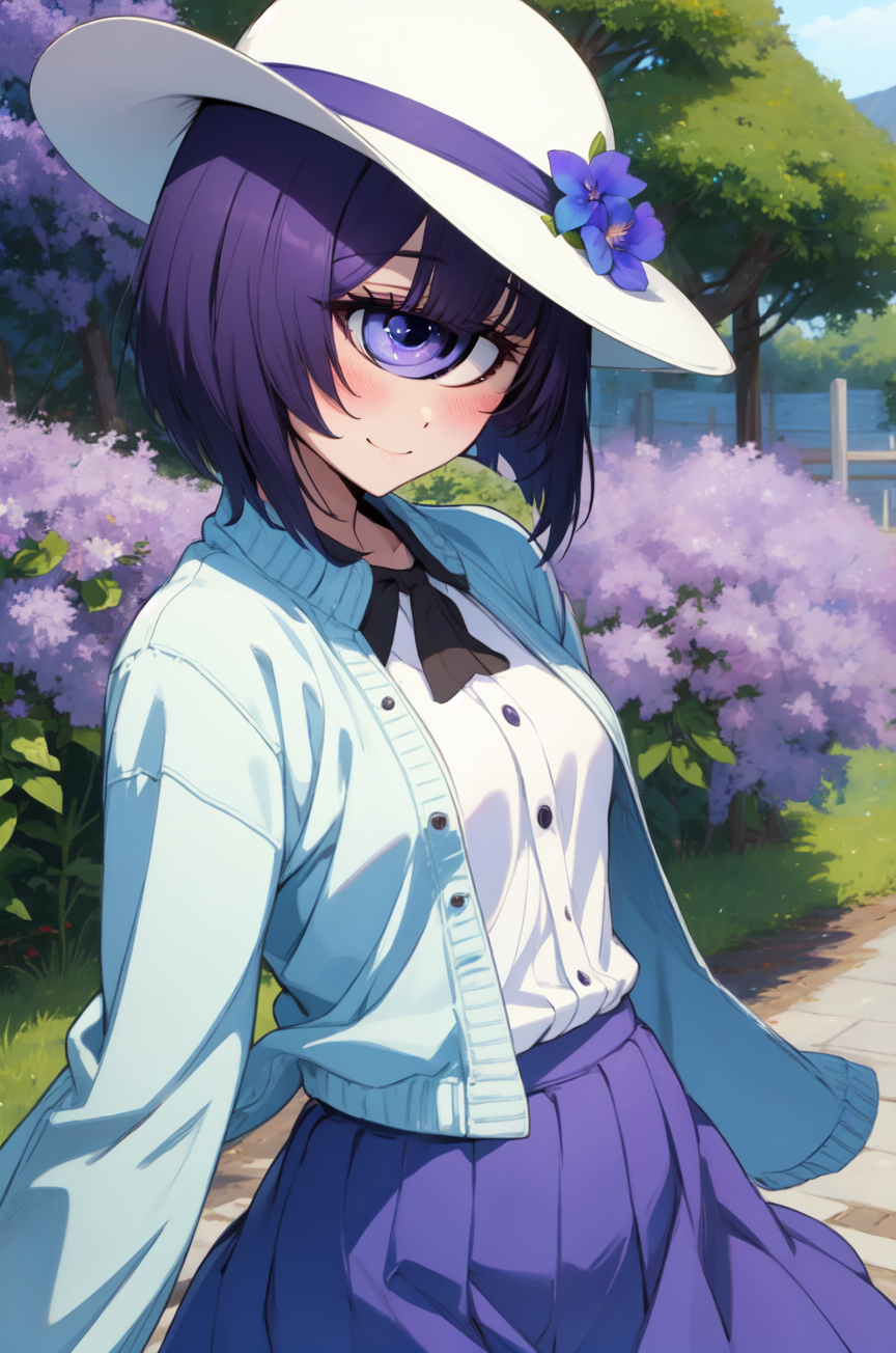 AI Art: Manako at the park 💜 by @Faier_Ai | PixAI