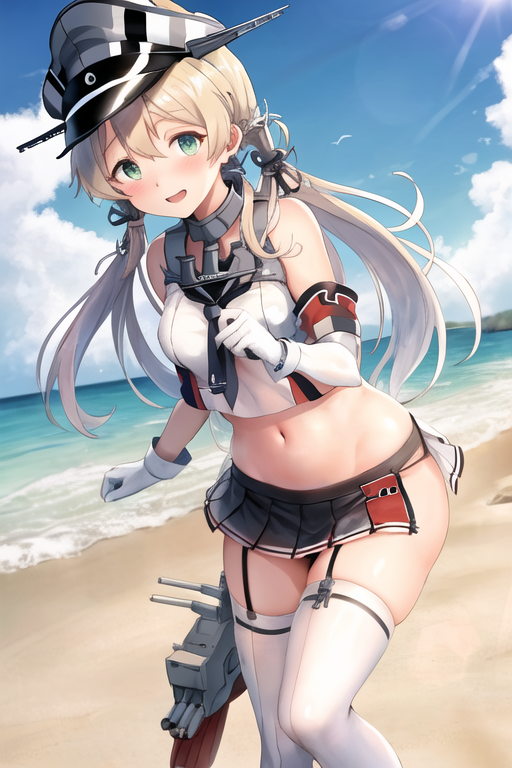 AI Art: No1596 プリンツ・オイゲン 艦隊これくしょん by @モンブラン