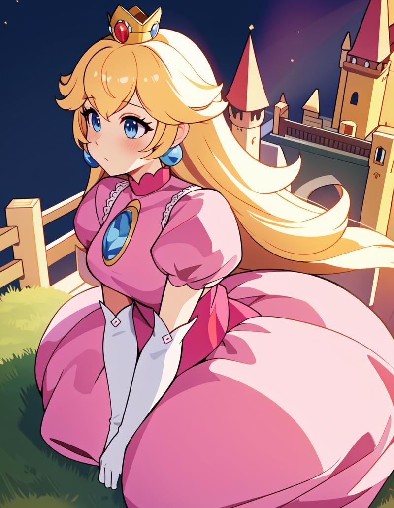 AI Art LoRA Model: Princess peach (cartoony) | PixAI