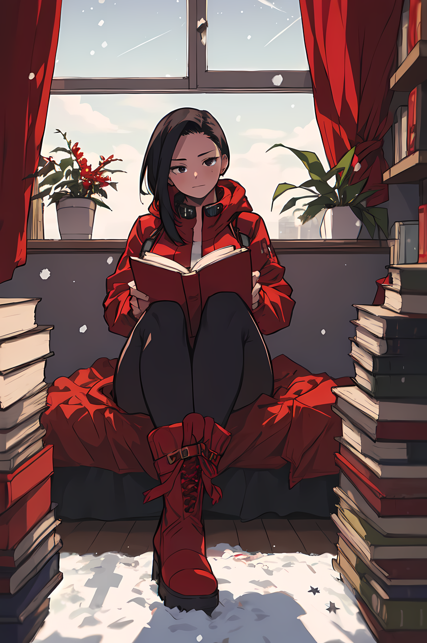 AI Art: Yaoyorozu Momo Winter by @Cristhianmlr | PixAI