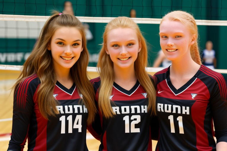 Girls deals volleyball uniform