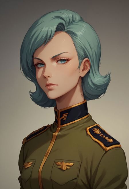 AI Art Model: Zeon Officer (Mobile Suit Gundam) Pony SDXL | PixAI