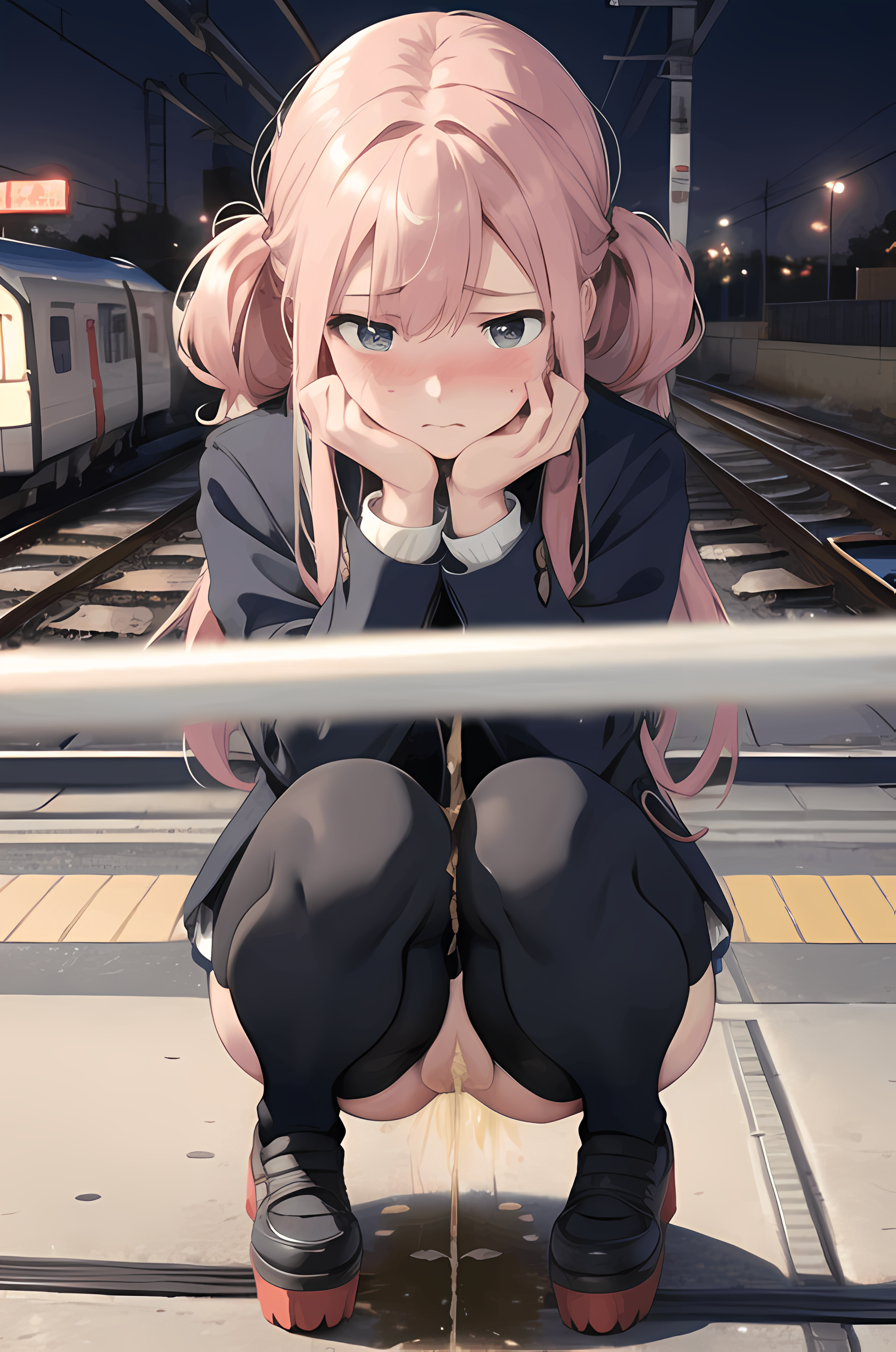 AI　放尿 