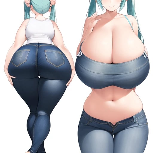 Hatsune Miku // big and beautiful, {{big breasts}}
