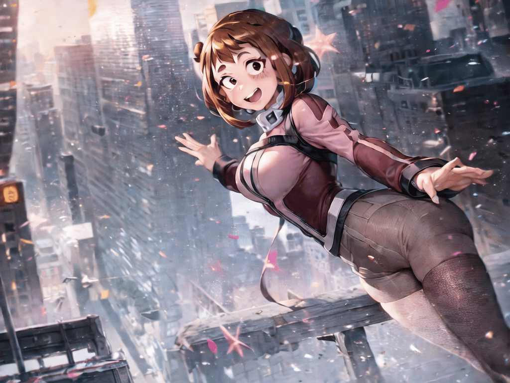 AI Art: Ochaco Uraraka by @Trayne | PixAI